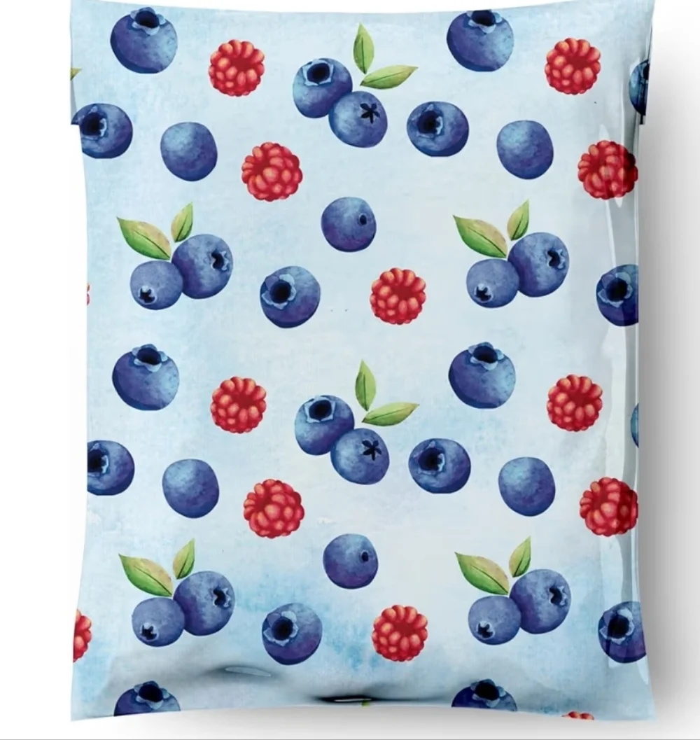Blueberry Raspberry Polymailer Packages